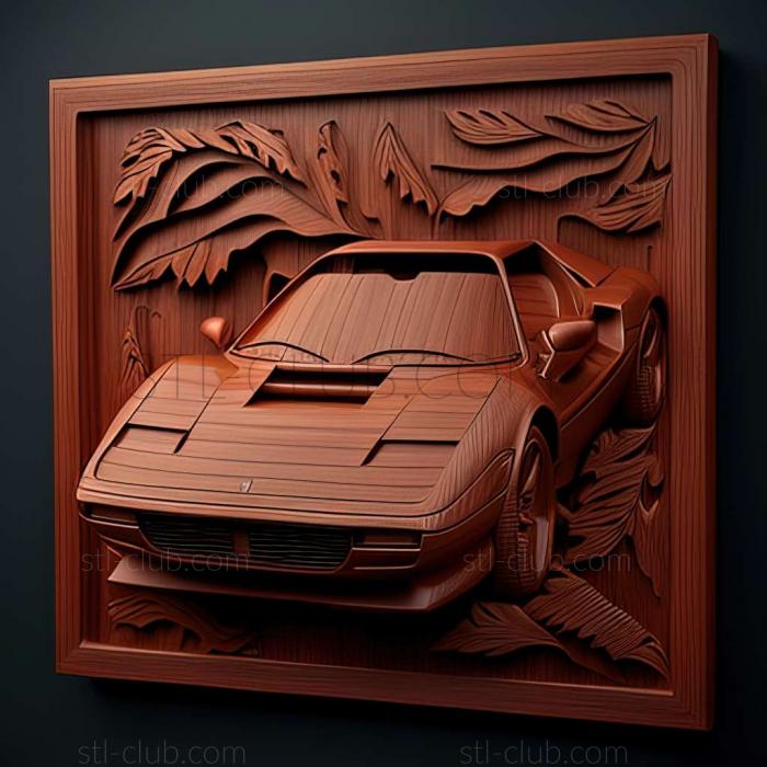 3D мадэль Ferrari 328 (STL)